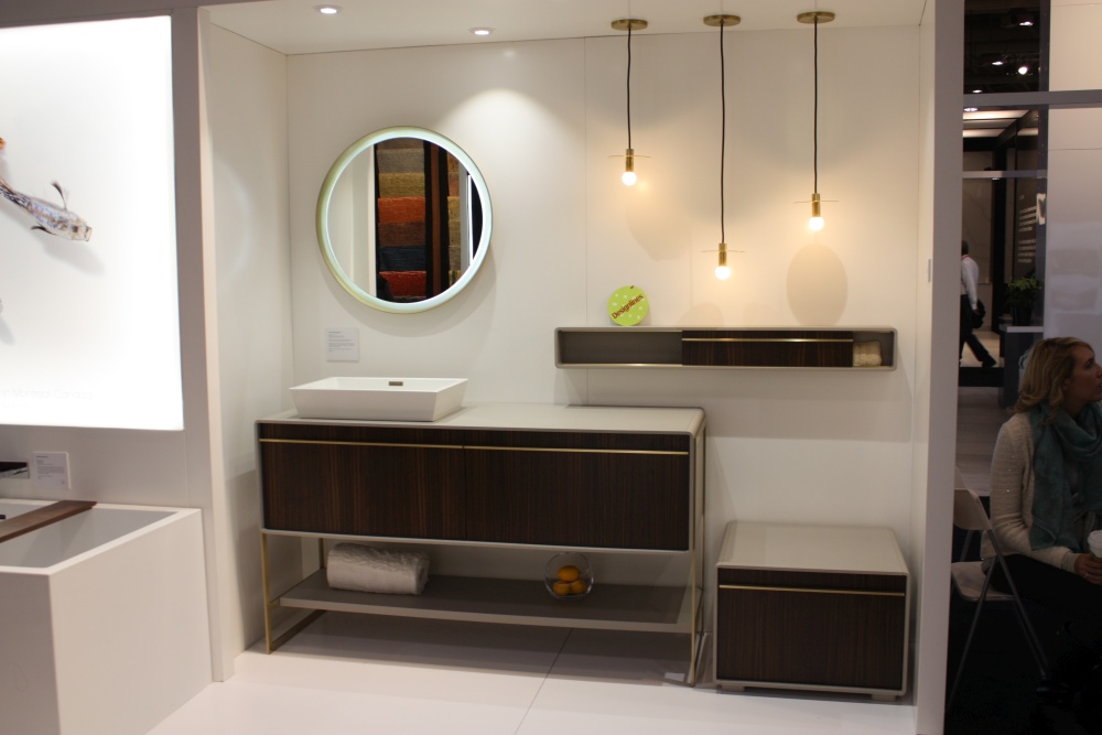 Wet Style bathroom with wood color for vanity cabinet