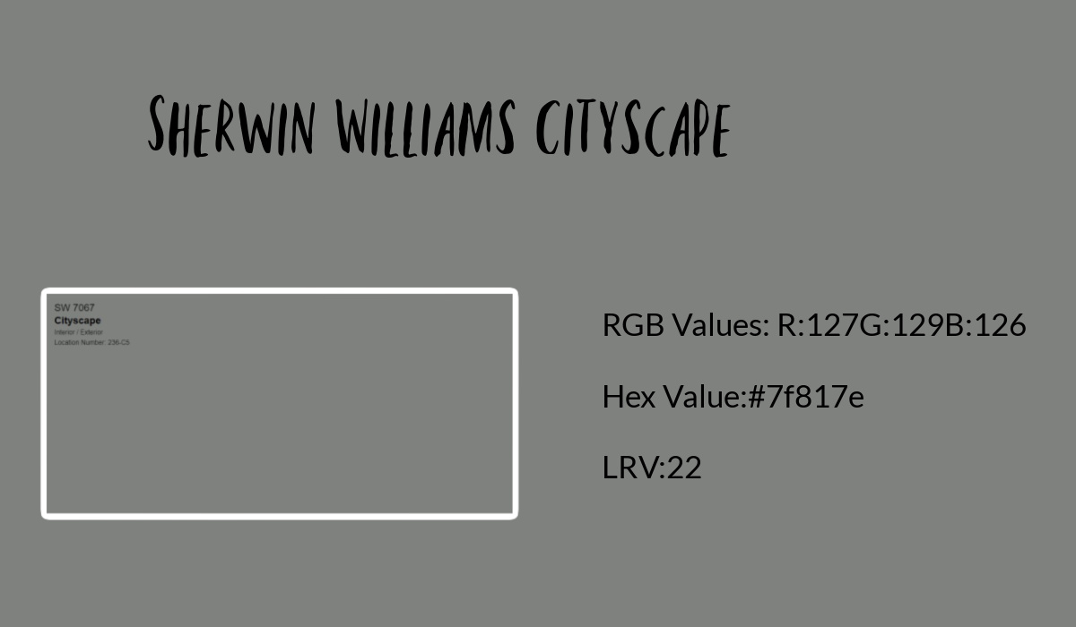 Sherwin Williams Cityscape is the Chic Paint Color with Just Enough Drama