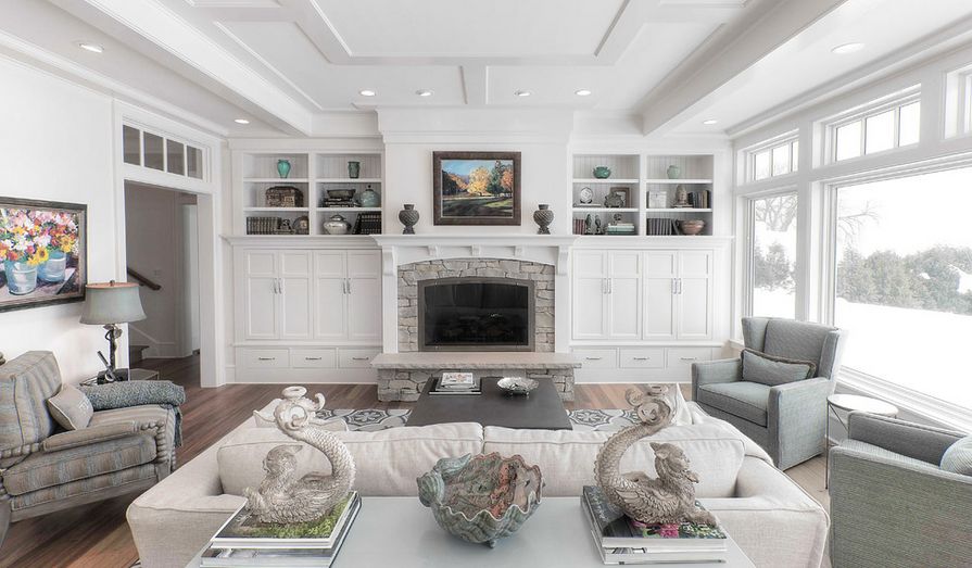 White Arched surround