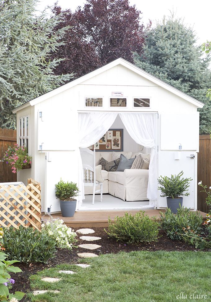 White She Shed Design