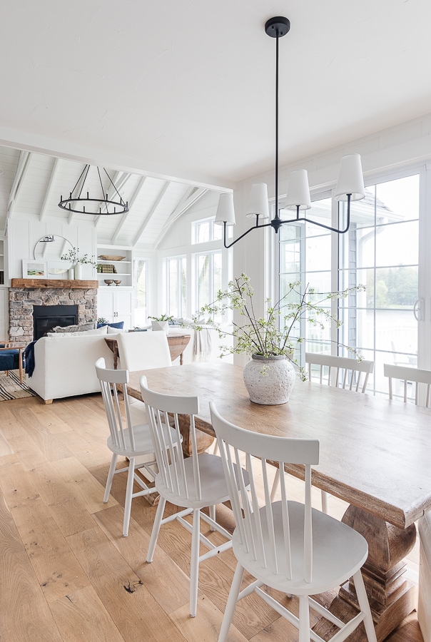 White farmhouse chairs