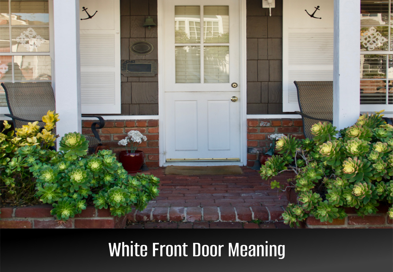 How to Get a Classic Look With a White Front Door