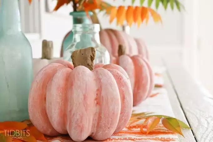 White wash pumpkin