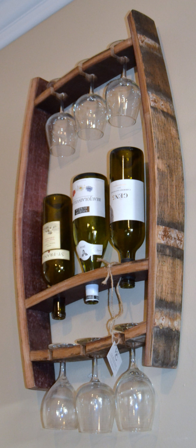 Wine Bottle and Glass Holder