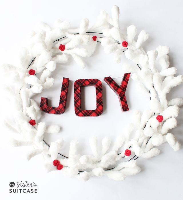 Winter Wood Joy Sign