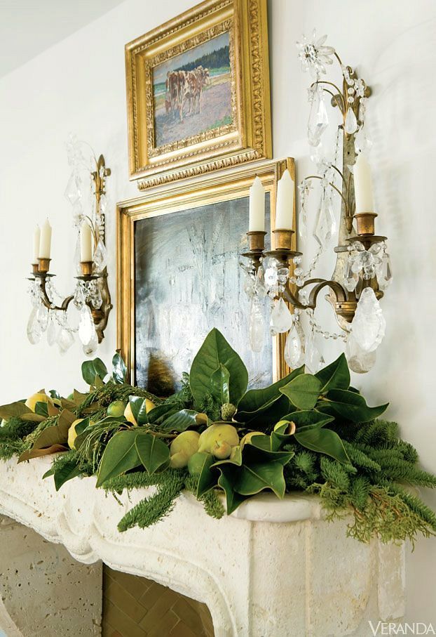 Winter christmas decor