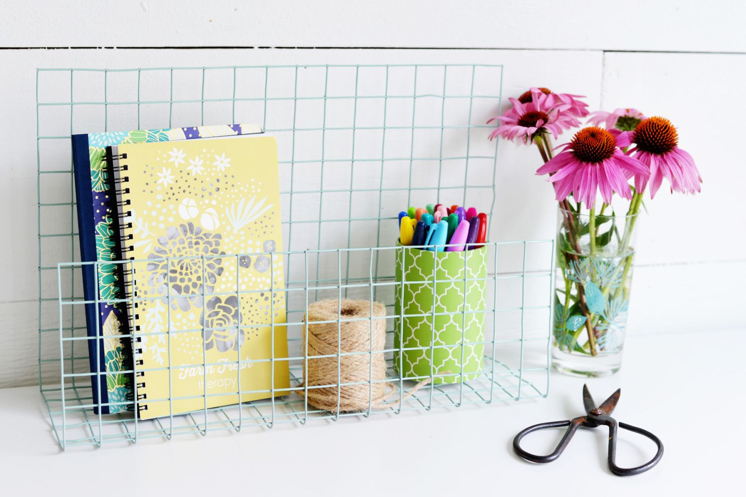 DIY Wire Desk Organizer