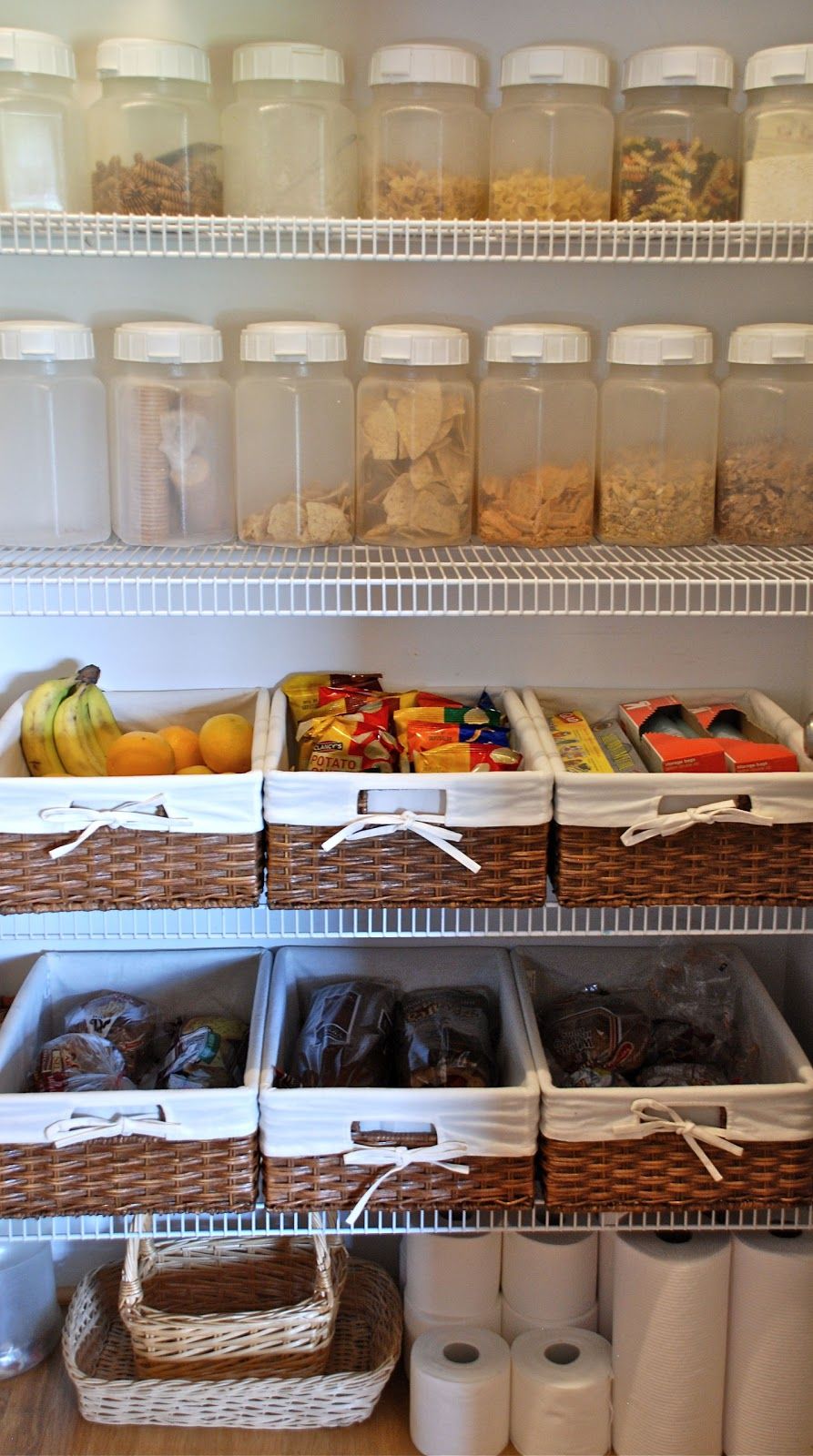 Wire pantry shelves