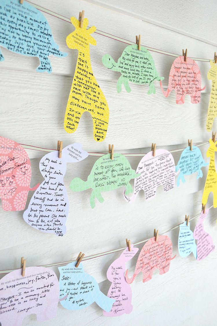 A paper garland full of wonderful memories