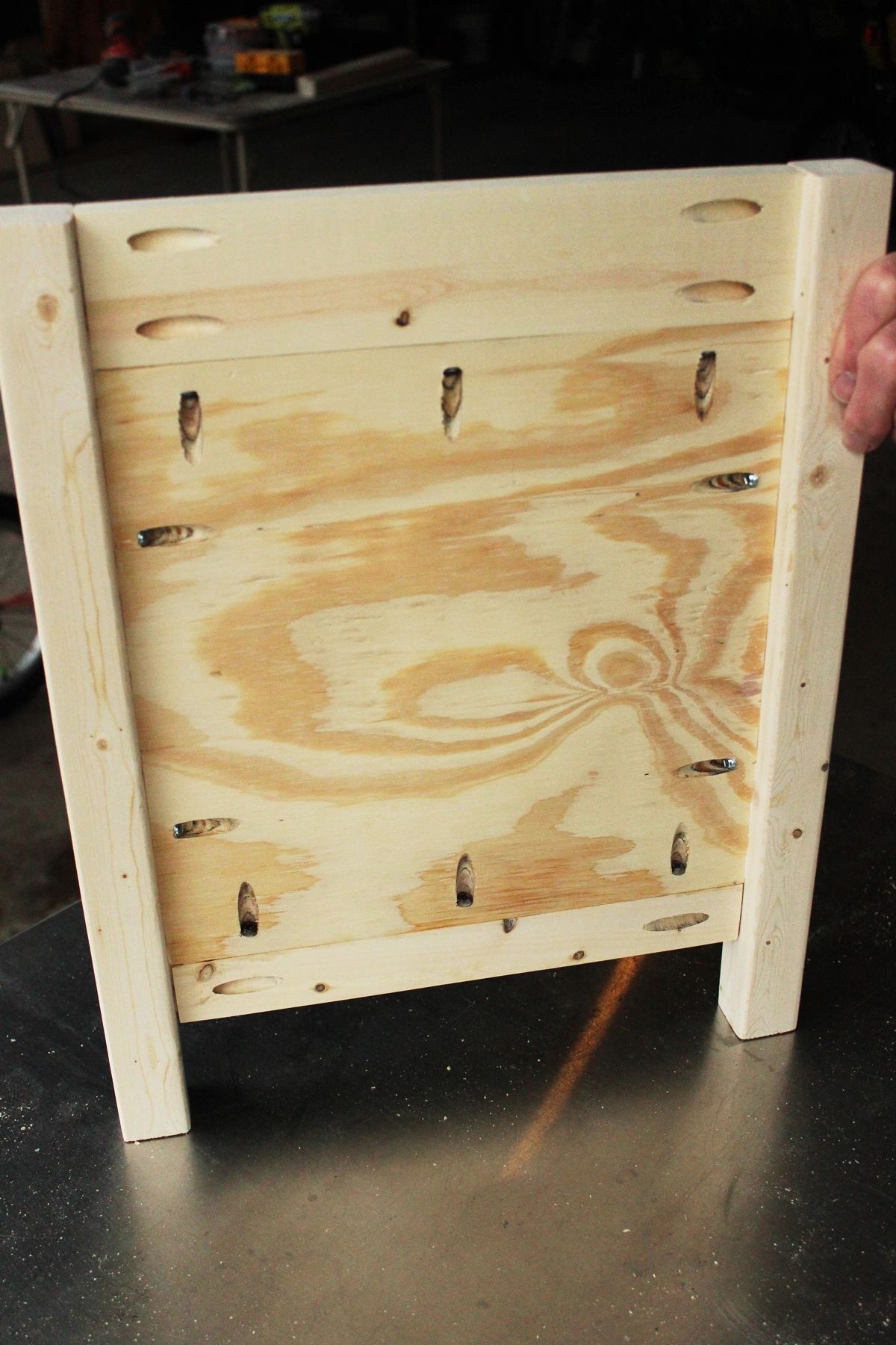 With both 2x2 legs attached