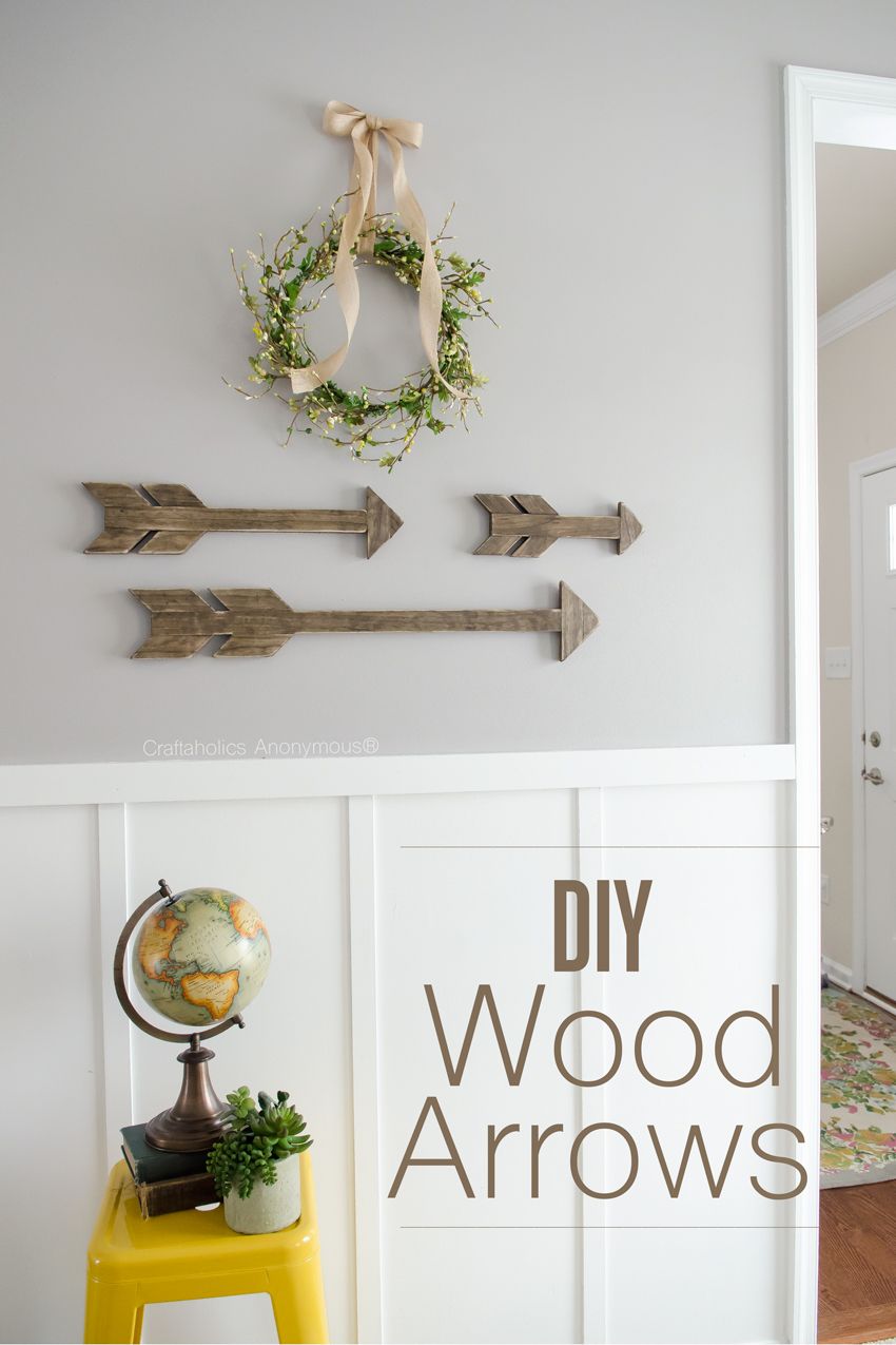 Wood Arrows For Wall Decor