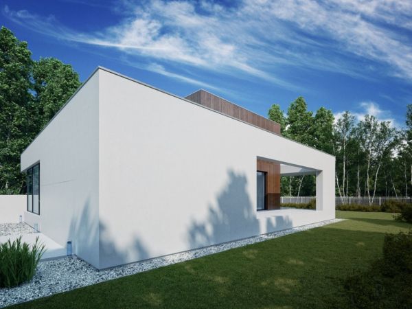 Wooden Cube House1