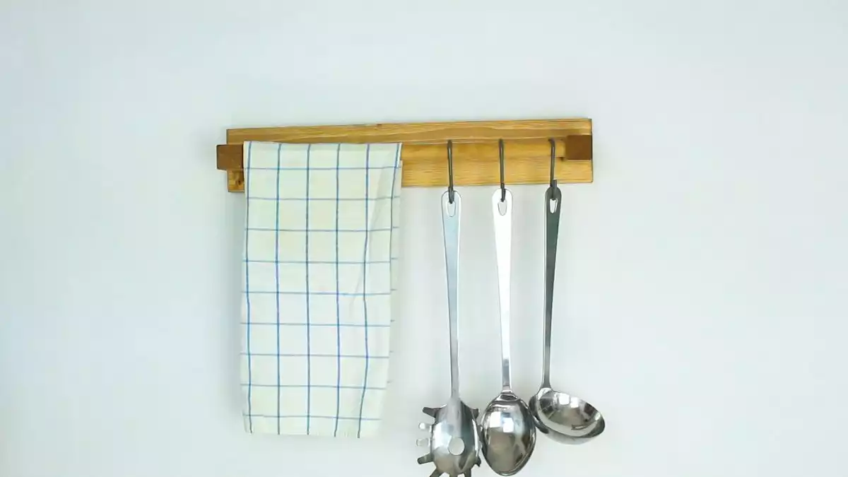 Wooden Kitchen Utensil Holder