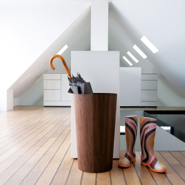 Wooden umbrella stand