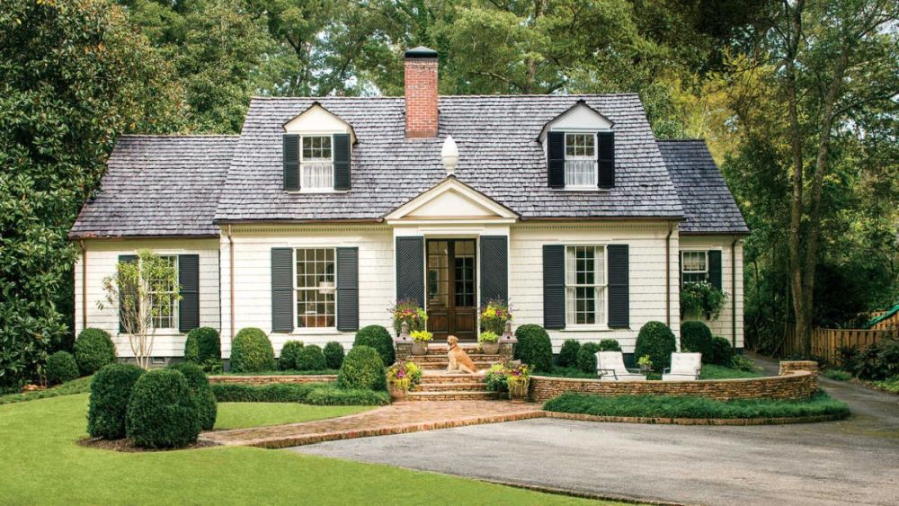 Working wooden shutters cape cod home