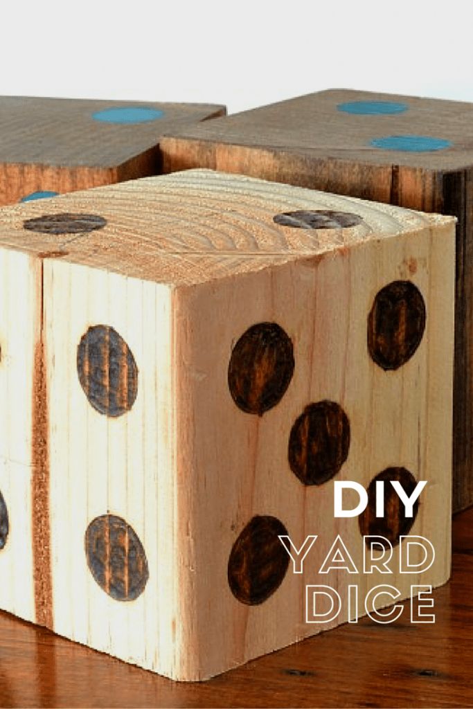 Scrap Wood Yard Dice