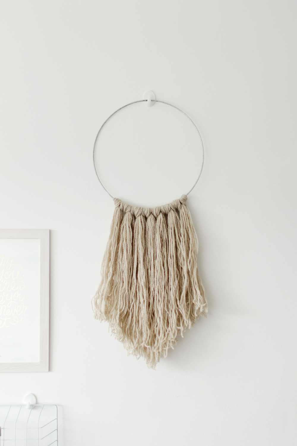 Yarn Fringe Wall Hanging