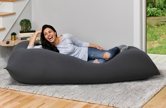 Yogibo Indoor Extra Large 100 Cotton Bean Bag Sofa