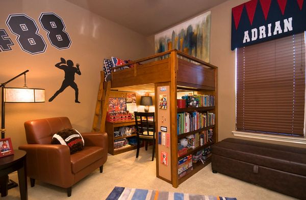 Adrian kids room loft design