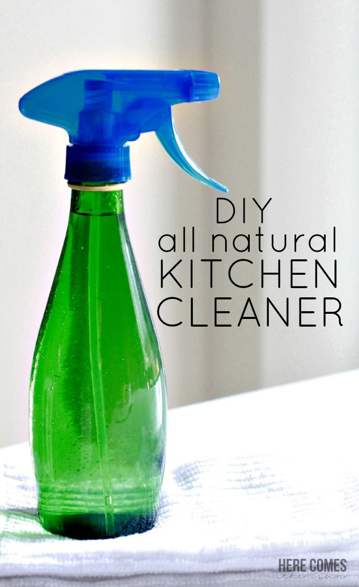 All natural kitchen cleaner