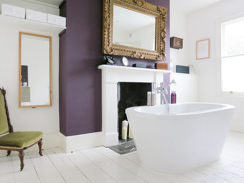 aubergine pairs with rich golden tones beautifully