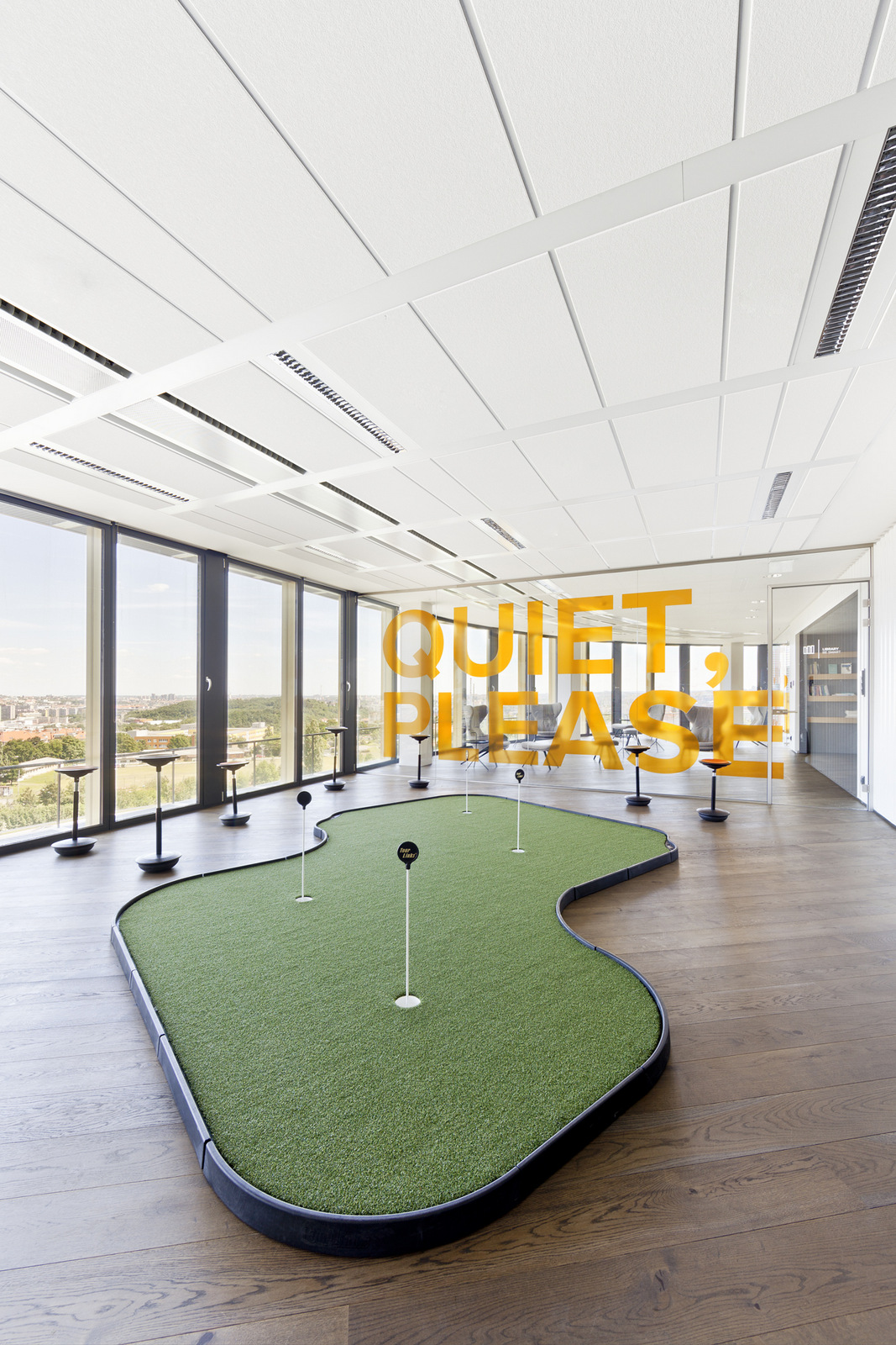 Avast office mini golf playroom