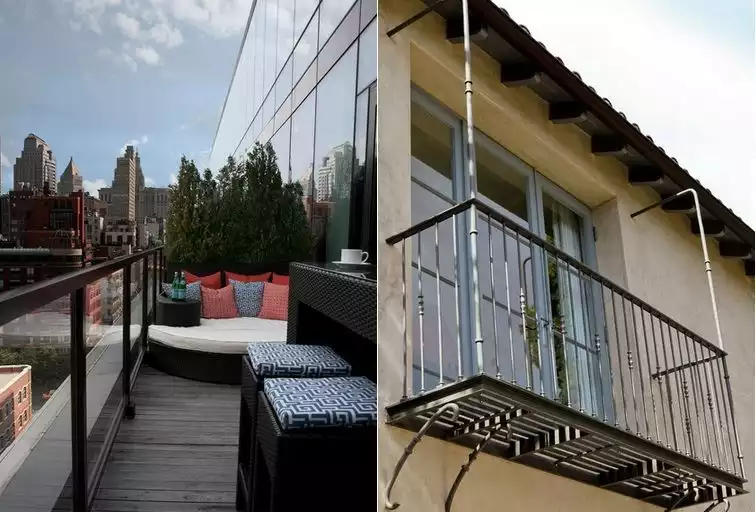 Balcony difference