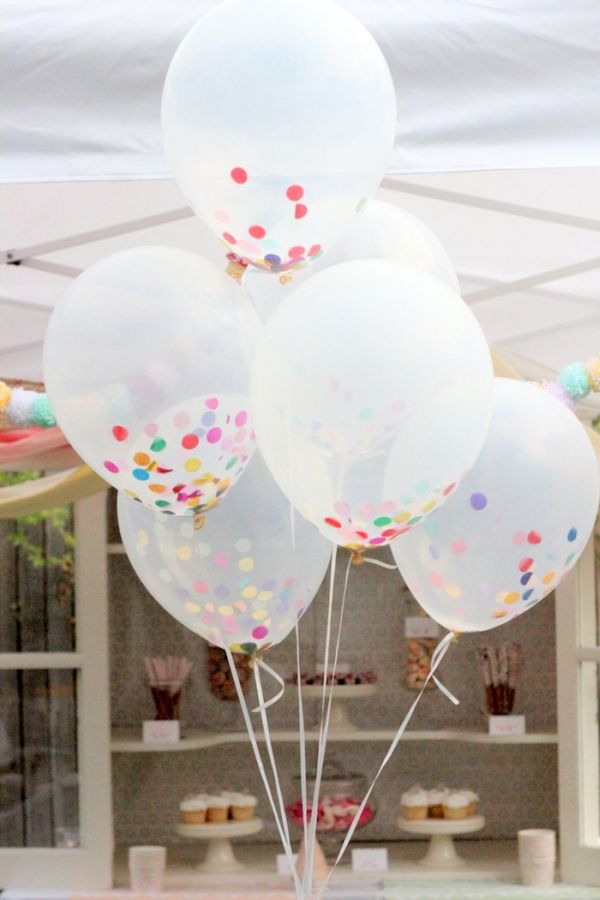 Ballon conffeti