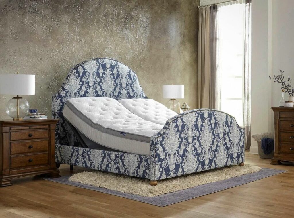 Bed with adjustable mattress 1024x761