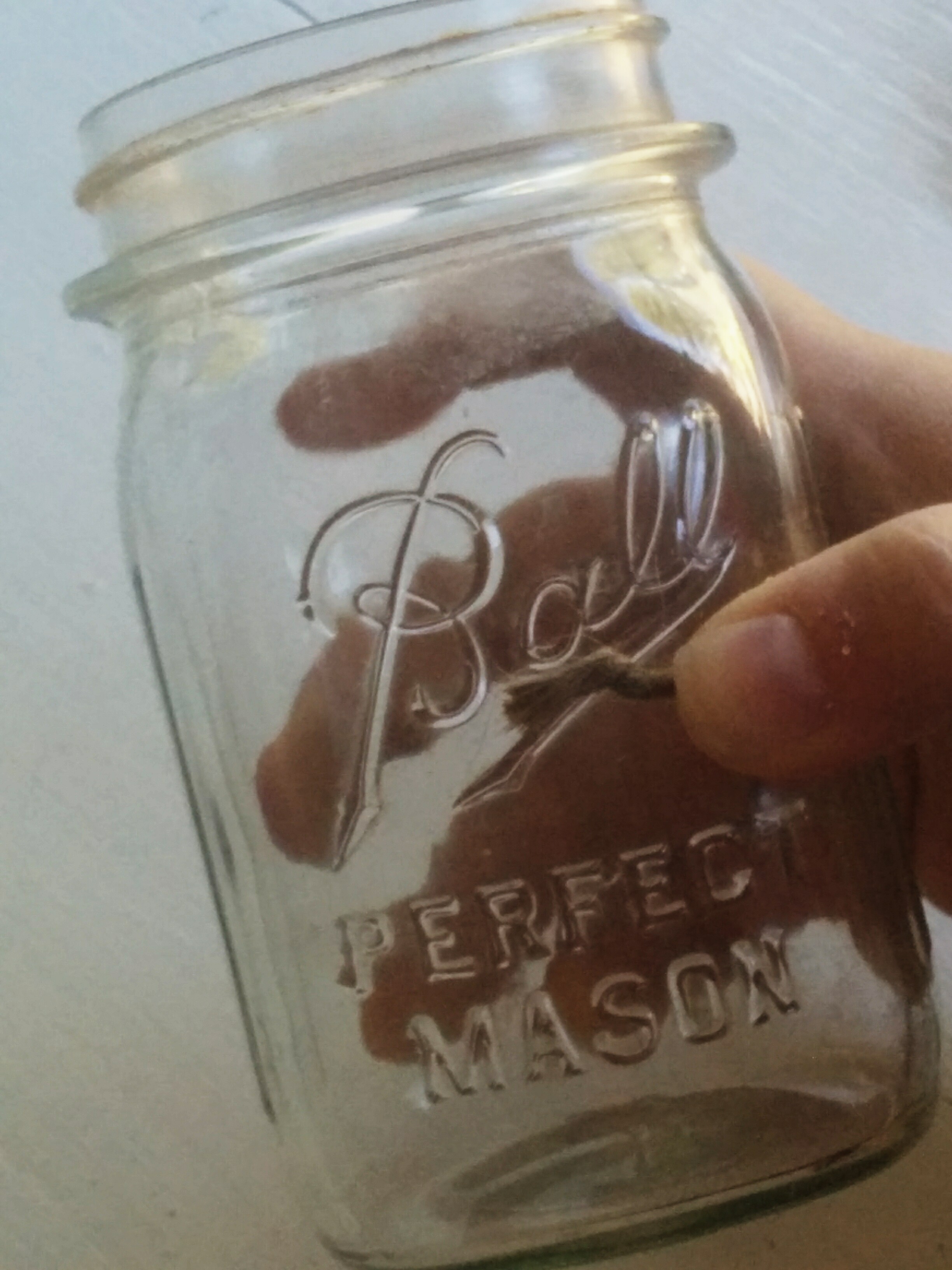 Begin mason jar redoing