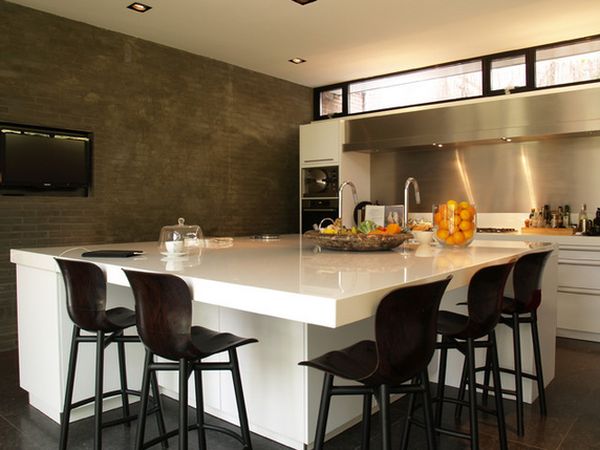 Big modern kitchne island
