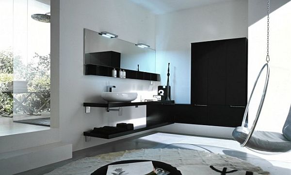 Black and white bathroom 600x401