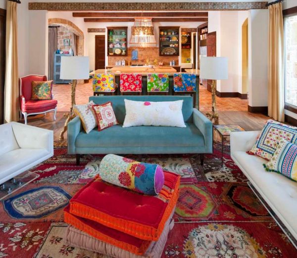 Bohemian living room