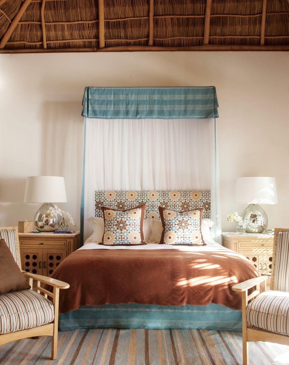 Bohemian traditional bedroom