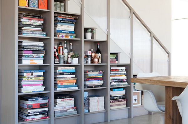Books understairs design
