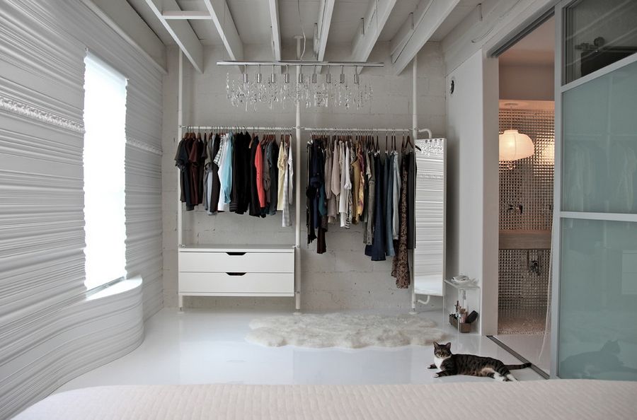 Boutique inspired bedroom wardrobe