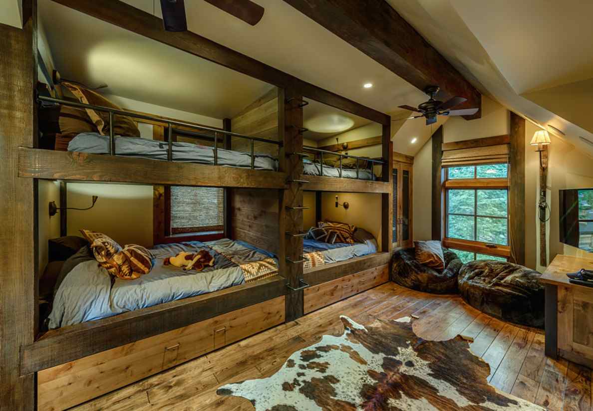 Cabin decor attractive design for bunk beds