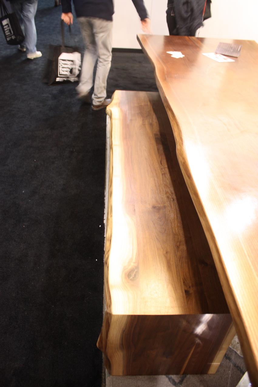 camilla live edge bench