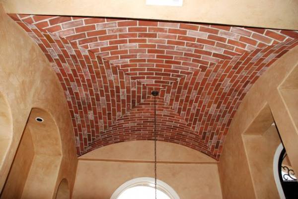 Ceiling brick design