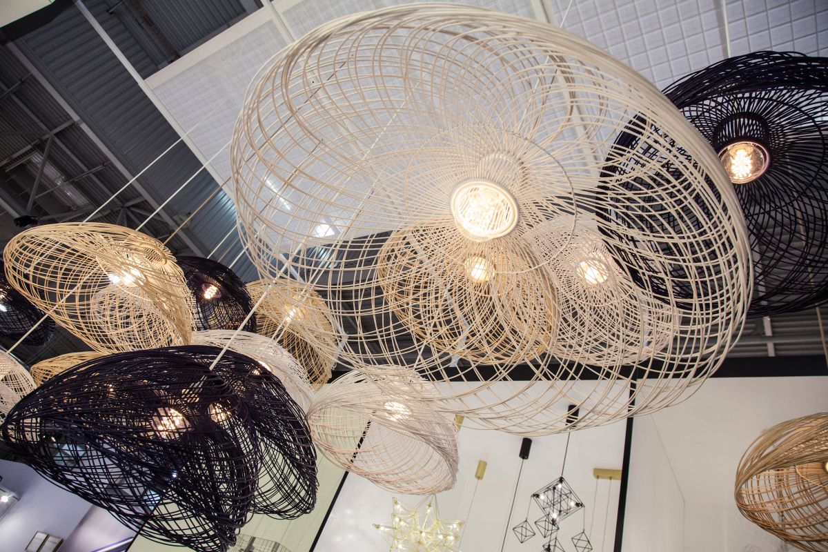 ceiling lights basket like