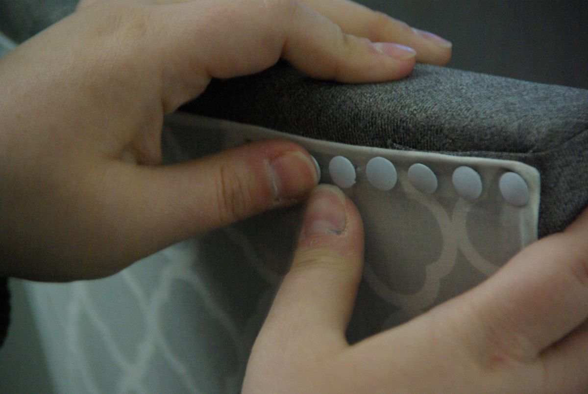 Chair reupholster adding the details 2