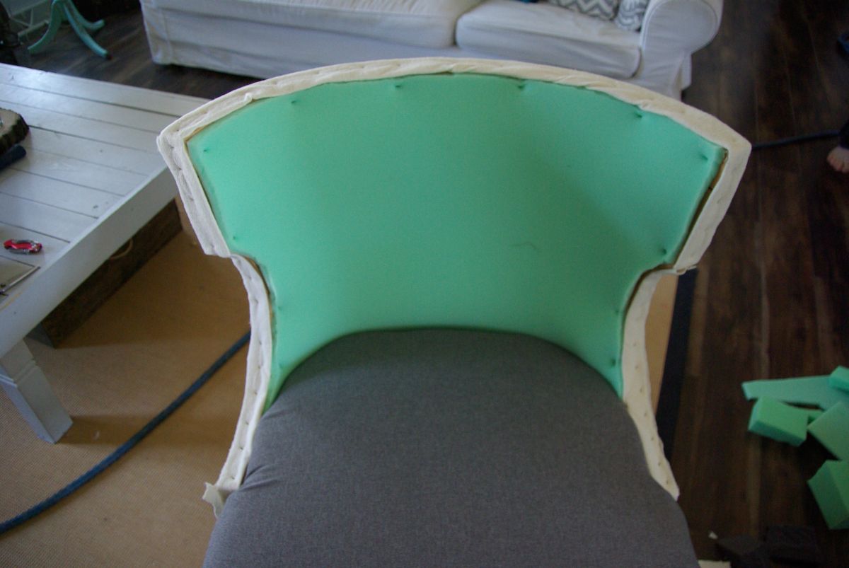 Chair reupholster how to 6