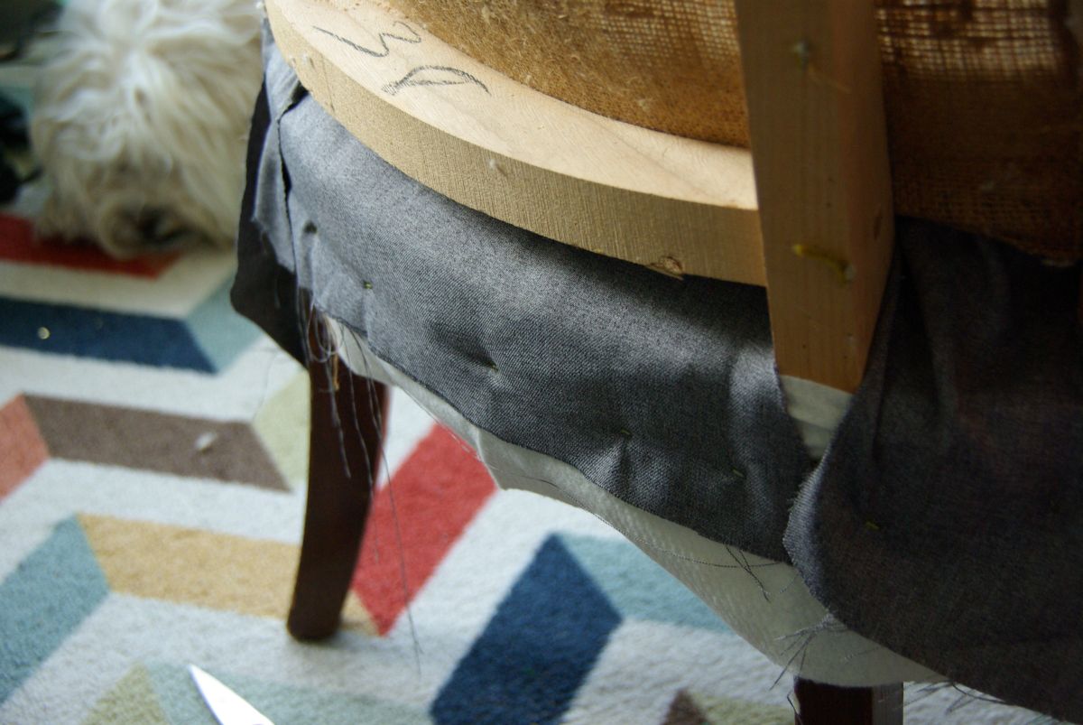 Chair reupholster tutorial 1