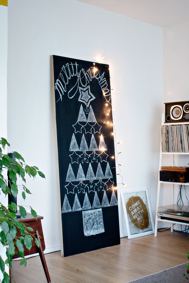 chalkboard Christmas tree