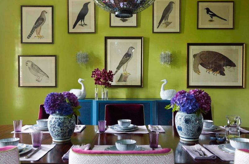 chartreuse wall paint color