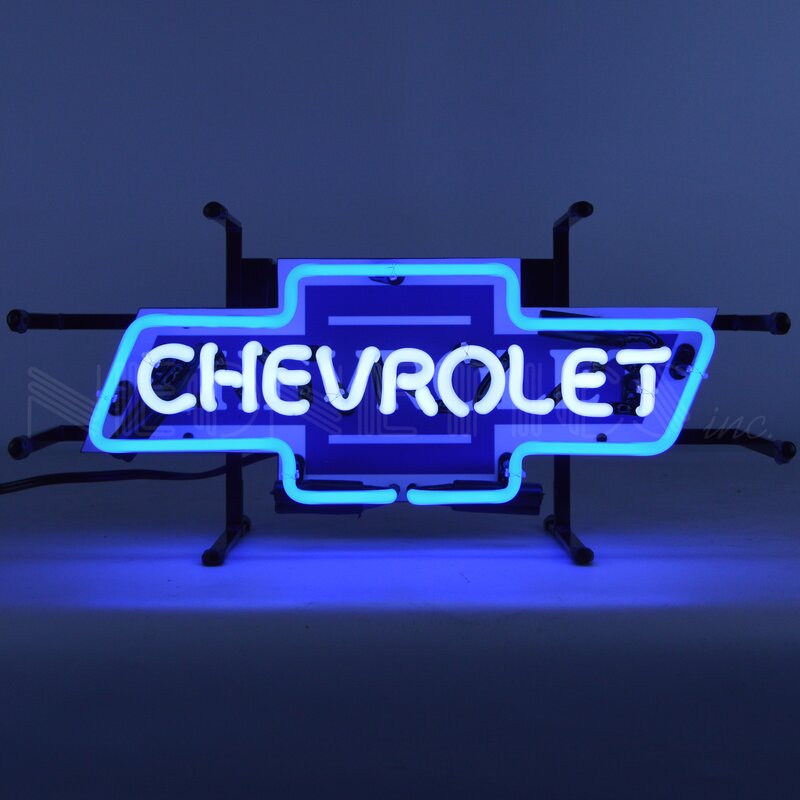 Chevrolet bowtie neon sign by neonetics