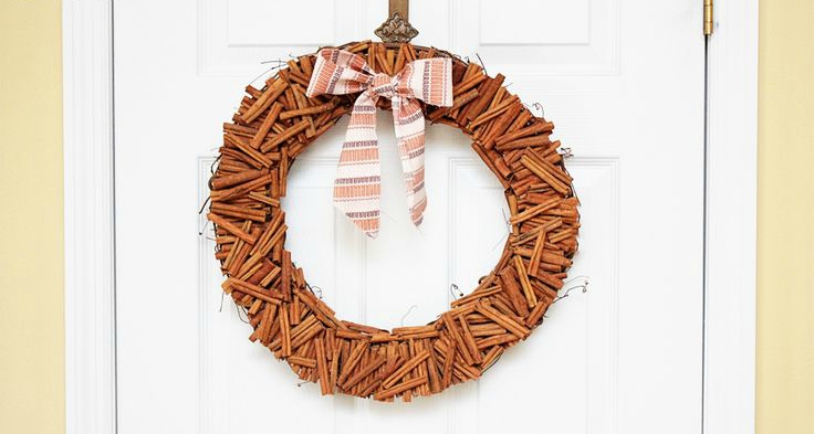 cinnamon stick wreath