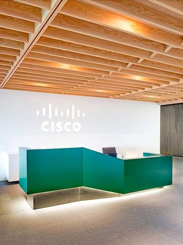 Cissco minimalist reception desk