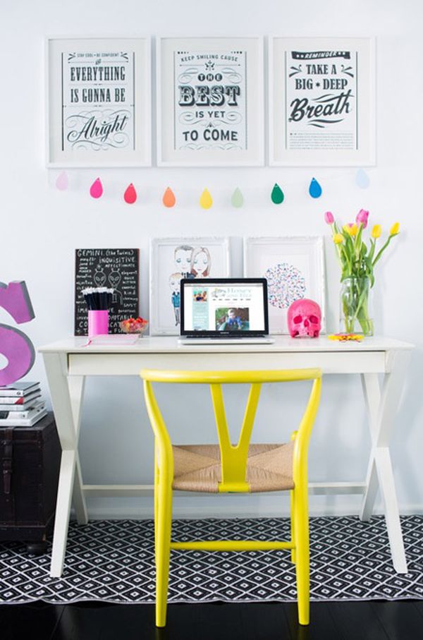 Colorful chair for desk