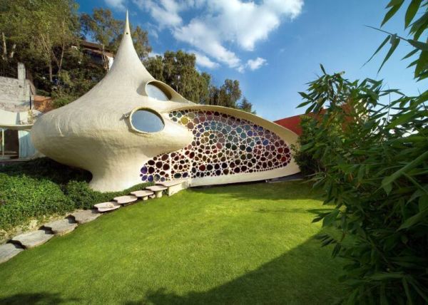 Colorful creative unusual house